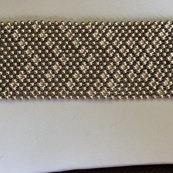 Sergio Gutierrez Liquid Metal B44 Silver Mesh Bracelet - Picture 6 of 8